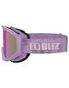 Bliz + Liner Jr Matt Purple W Pink Logo - Purple Brown