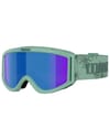 Pixie Matt Green W Dark Green Logo - Blue Brown + Bliz