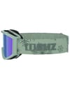 Bliz + Pixie Matt Green W Dark Green Logo - Blue Brown