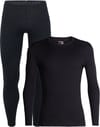 Pack M Merino 200 Oasis LS Crewe Black