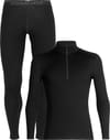Pack M Merino 260 Tech LS Half Zip Black
