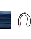 Topologie + Pack Bottle Sacoche Large Marine Blue Metallic Puffer