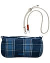 Pack Bottle Sacoche Medium Blue Check Check Wool