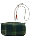 Pack Bottle Sacoche Medium Green Check Check Wool