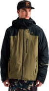 Burton + M Reserve 2L Jacket True Black Dried Moss - 3