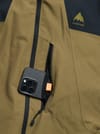 Burton + M Reserve 2L Jacket True Black Dried Moss - 7