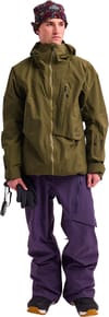 Burton + M AK Cyclic Gore-Tex 2L Jacket Dried Moss - 5