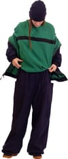 Burton + AG Tech Layer Waffle Crewneck Dirty Money True Black - 3