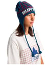 Burton + 80'S Earflap Beanie Selvedge Blue/Performer Red/Stout White - 3
