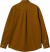 Carhartt WIP + L/S Madison Shirt Deep H Brown / Black