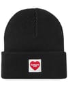 Heart Beanie Black + Carhartt WIP