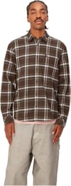Carhartt WIP + L/S Barten Shirt Barten Check, Buckeye / Buckeye - 3