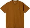 S/S Heart Patch T-Shirt Deep H Brown + Carhartt WIP