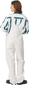 Carhartt WIP + W' Bib Overall Straight Off-White - 4
