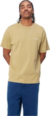 Carhartt WIP + S/S Script Embroidery T-Shirt Agate / White - 3