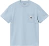W' S/S Pocket T-Shirt Frosted Blue + Carhartt WIP