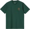 Carhartt WIP + S/S Little Hellraiser T-Shirt Chervil / Brown