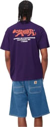 Carhartt WIP + S/S Rocky T-Shirt Tyrian - 5
