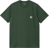 S/S Pocket T-Shirt Duck Green + Carhartt WIP