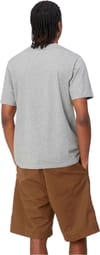 Carhartt WIP + S/S Pocket T-Shirt Grey Heather - 4