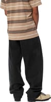 Carhartt WIP + Landon Pant Black Stone Washed - 4