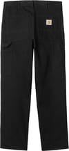 Carhartt WIP + Single Knee Pant Black Rinsed