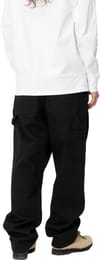 Carhartt WIP + Single Knee Pant Black Rinsed - 4