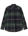 Carhartt WIP + L/S Garnett Shirt Garnett Check Sycamore Tree / Sycamore Tree