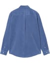 Carhartt WIP + L/S Madison Fine Cord Shirt Blue Iris / Wax