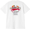 Carhartt WIP + S/S Crab Paint T-Shirt White