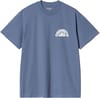 Carhartt WIP + S/S Jazzy T-Shirt Blue Iris / White
