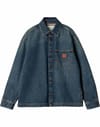Lovilia Shirt Jac W Worn Used Wash Blue + Carhartt WIP