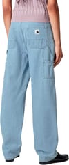 Carhartt WIP + Pierce Pant Straight W Stone Bleached Blue - 4