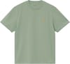 W' S/S Chase T-Shirt Frosted Green / Gold + Carhartt WIP