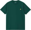S/S American Script T-Shirt Dark Fir + Carhartt WIP