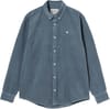 L/S Madison Cord Shirt Angelite Angelite + Carhartt WIP