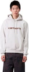 Carhartt WIP + Hooded Carhartt Sweat Ash Heather / Rondo - 3