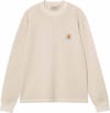 L/S Vista Waffle T-Shirt Fleur De Sel + Carhartt WIP