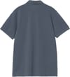 Carhartt WIP + S/S Chase Pique Polo Cozy Blue / Gold
