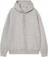 Hooded Alda Sweat Grey Heather / White + Carhartt WIP