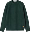 Anglistic Sweater Speckled Dark Scarab + Carhartt WIP