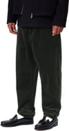Carhartt WIP + Newel Pant Corduroy Raven Rinsed - 5