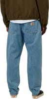 Carhartt WIP + Newel Pant Denim Blue Stone Bleached - 4