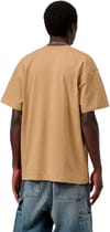 Carhartt WIP + S/S American Script T-Shirt Wip Dusty H - 4