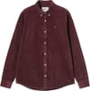 L/S Madison Cord Shirt Amarone + Carhartt WIP