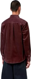 Carhartt WIP + L/S Madison Cord Shirt Amarone - 4