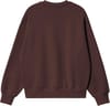 Carhartt WIP + W' Casey Sweatshirt Palisander Silver