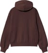 Carhartt WIP + W' Hooded Casey Sweatshirt Palisander Silver