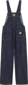 Carhartt WIP + W' Bib Overall Straight Denim Blue Rinsed