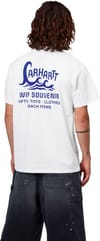 Carhartt WIP + S/S Waves T-Shirt White - 5